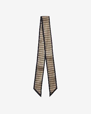 Satin Logo Print Twilly Scarf