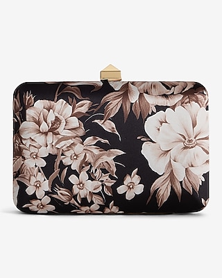 Floral Stud Clasp Clutch