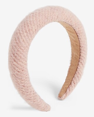 Sweater Knit Headband Women's Pink