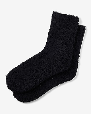 Teddy Ankle Socks Women's Black