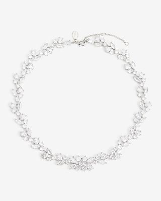 Crystal Stone Embellished Rhinestone Necklace