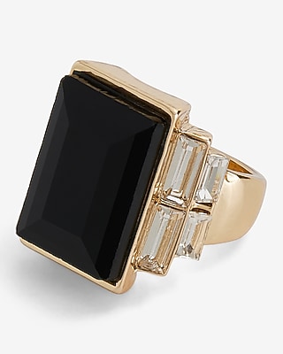 Black Stone Statement Ring