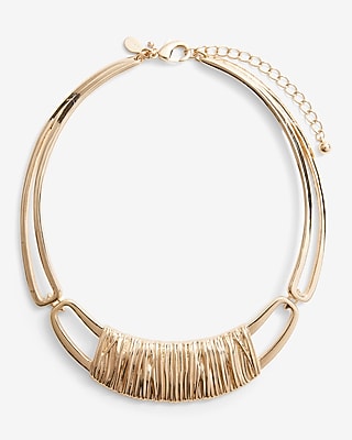 Wrapped Statement Collar Necklace