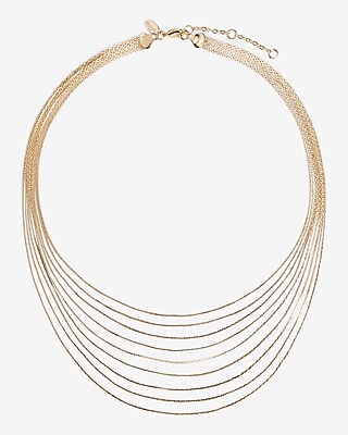 Dainty Multi Layered Chain Necklace