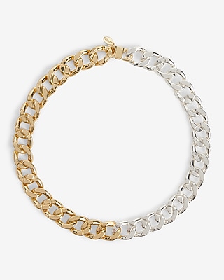 Two-Toned Chain Necklace