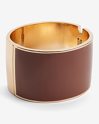 Half Painted Snap Cuff Bracelet