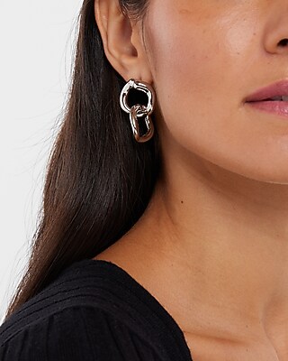 Small Linked Drop Earrings