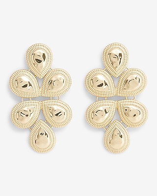 Multi Teardrop Statement Earrings