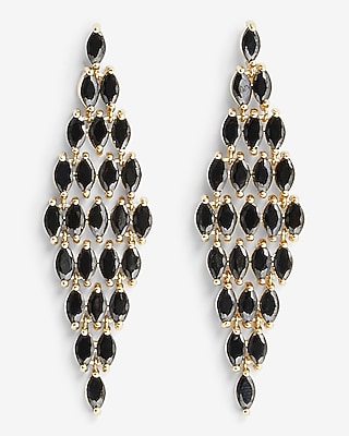 Rhinestone Diamond Drop Earrings