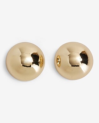 Button Stud Earrings