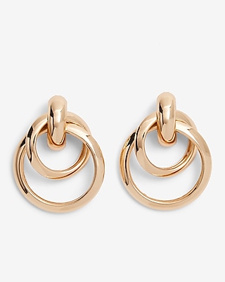 Interlocked Circle Earrings
