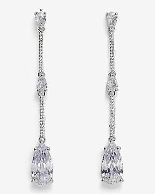Rhinestone Teardrop Earrings