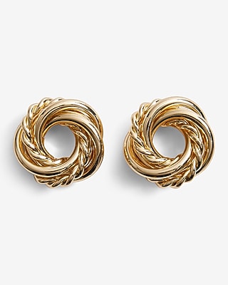 Twisted Knot Stud Earrings