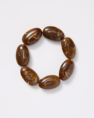 Tortoise Shell Beaded Bracelet