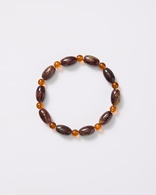 Tortoise Shell Small Beaded Bracelet