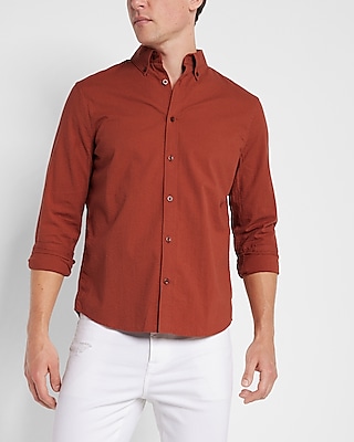 Solid Seersucker Shirt