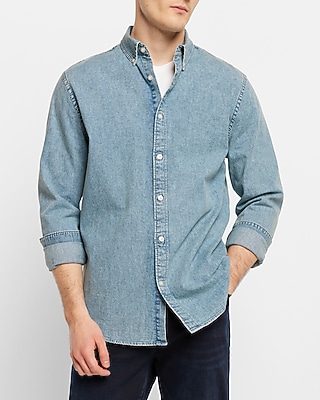 Light Wash Denim Shirt