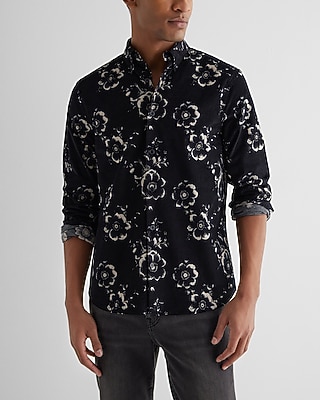 Floral Corduroy Shirt