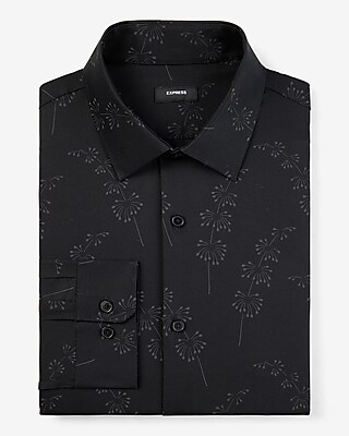 Extra Slim Stem Floral Stretch 1Mx Dress Shirt