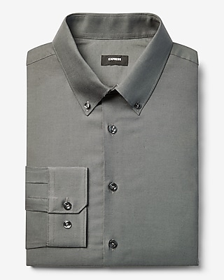 Classic Solid Stretch Pinpoint Oxford 1Mx Dress Shirt