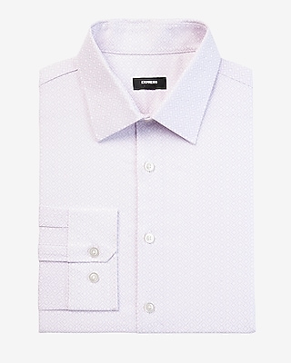 Slim Geo Print Stretch 1Mx Dress Shirt