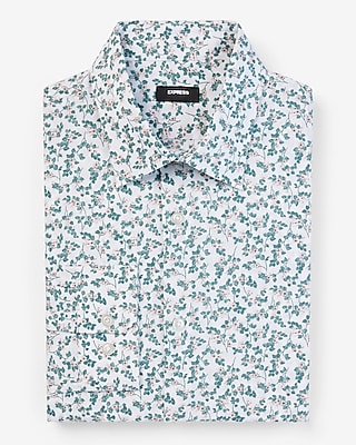 Classic Floral Print Stretch 1Mx Dress Shirt