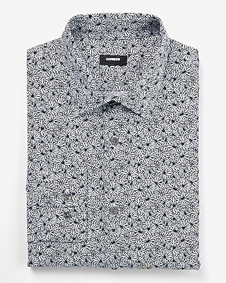 Slim Floral Stretch 1Mx Dress Shirt