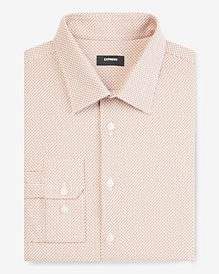 Extra Slim Geo Print Stretch 1Mx Dress Shirt