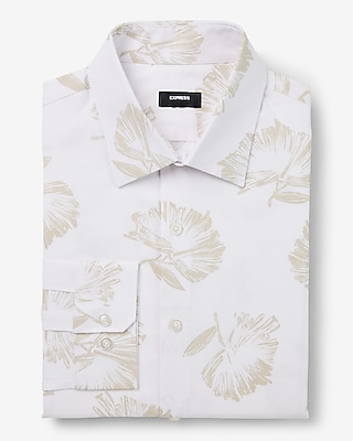 Extra Slim Floral 1Mx Stretch Dress Shirt