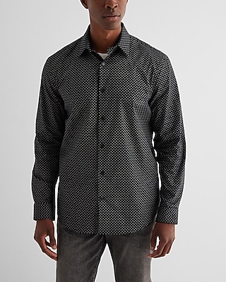 Classic Mini Triangle Geo Stretch 1Mx Dress Shirt