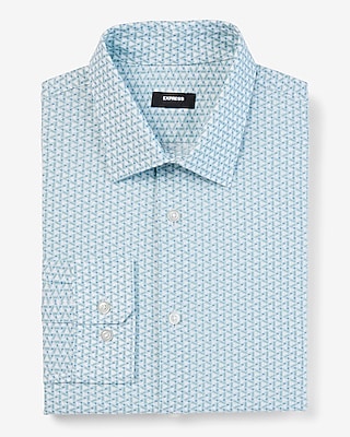 Classic Mini Triangle Print Stretch 1Mx Dress Shirt