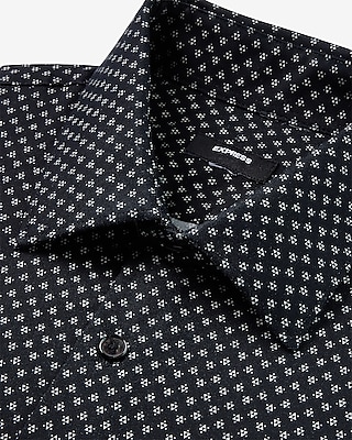 Extra Slim Mini Triangle Geo Stretch 1Mx Dress Shirt