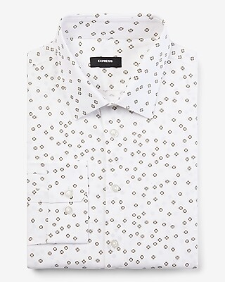 Slim Floral Print Stretch 1Mx Dress Shirt