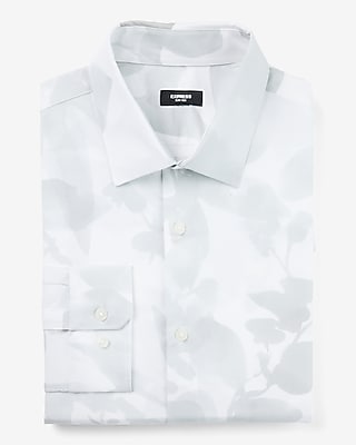 Slim Shadow Floral Stretch 1Mx Dress Shirt