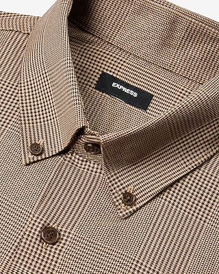 Extra Slim Plaid Flannel 1Mx Dress Shirt