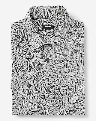 Extra Slim Abstract Stretch 1Mx Dress Shirt