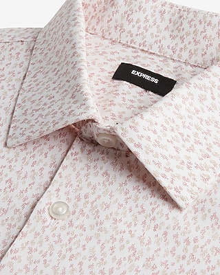 Slim Mini Geo Print Stretch 1Mx Dress Shirt