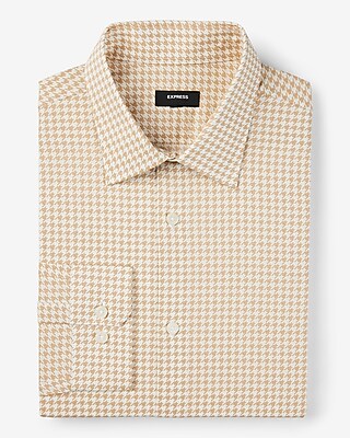 Extra Slim Houndstooth Stretch 1Mx Dress Shirt Multi-Color Men's S