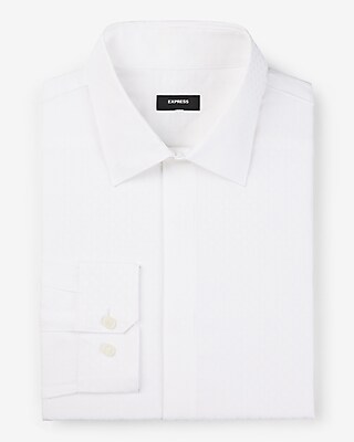 Slim Houndstooth Jacquard 1Mx Dress Shirt