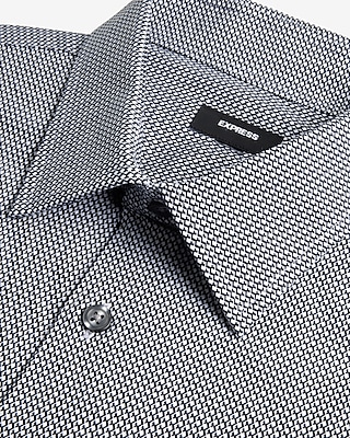 Classic Geo Print Stretch 1Mx Dress Shirt