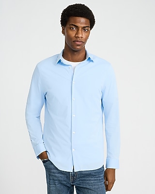 Slim Striped Stretch Modern Tech 1MX Dress Shirt