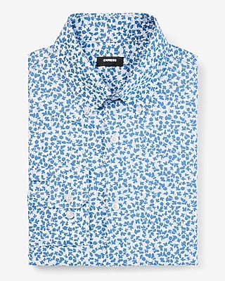 Slim Mini Abstract Print Stretch 1Mx Dress Shirt