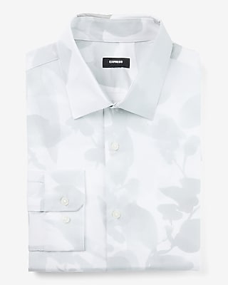 Classic Shadow Floral Stretch 1Mx Dress Shirt