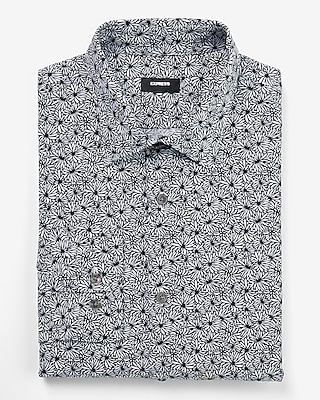 Classic Floral Stretch 1Mx Dress Shirt