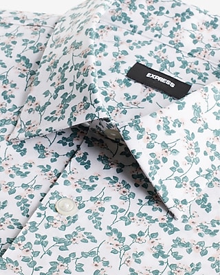 Slim Floral Stretch 1Mx Dress Shirt