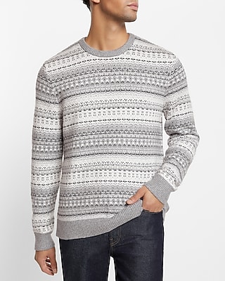 Fair Isle Crew Neck Sweater
