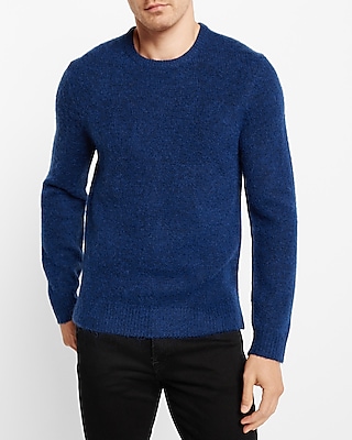 Textured Crew Neck Sweater Men's XL