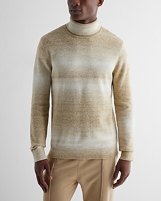 Ombre Cotton-Blend Turtleneck Multi-Color Men's M