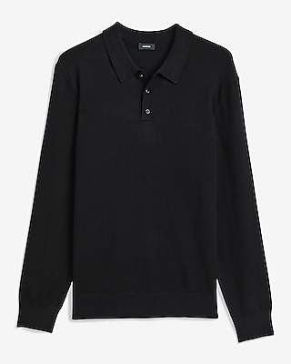 Luxtouch Jersey Long Sleeve Sweater Polo