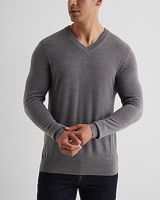 V-Neck Merino Wool Sweater